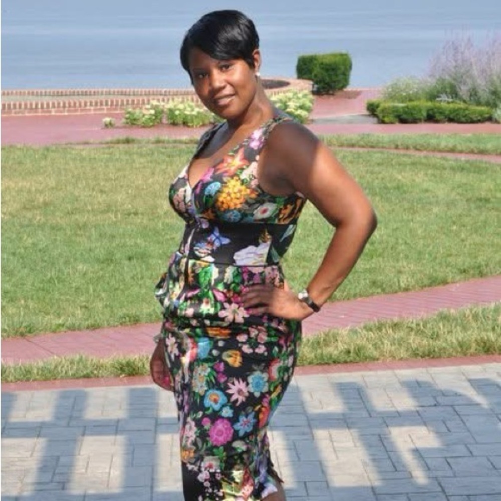 SINGLE DRESS X SOUTH MOON UNDER | Floral Silk Dress